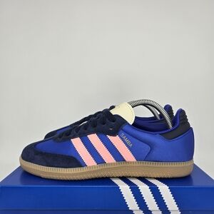 New adidas Samba OG 'Lucid Blue Night Indigo Satin' Women's Shoes Size 7
